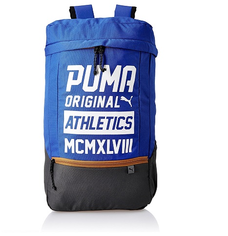 India Desire : Buy Puma 24 Ltrs Lapis Blue-White Laptop Backpack At Rs 459 From Amazon [Selling Price Rs 919]